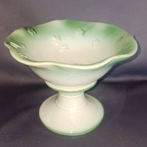 Vintage Butterfly Pedestal Dish